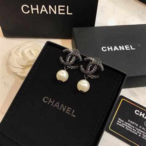 chanel 黑色 雙c